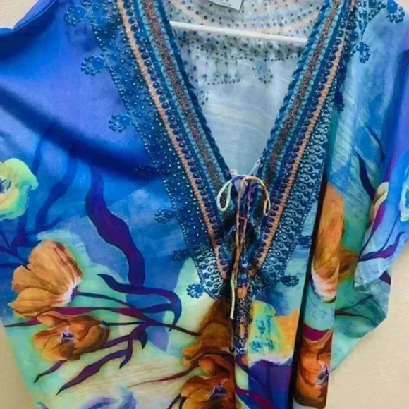 COLOR OF FASHION CAFTAN BLOUSE /DRESS - Picture 4 of 8